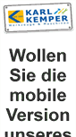 Mobile Screenshot of kemper-werkzeuge.de